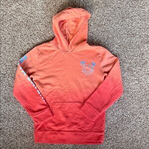 Old Navy Coral and Blue Hoodie